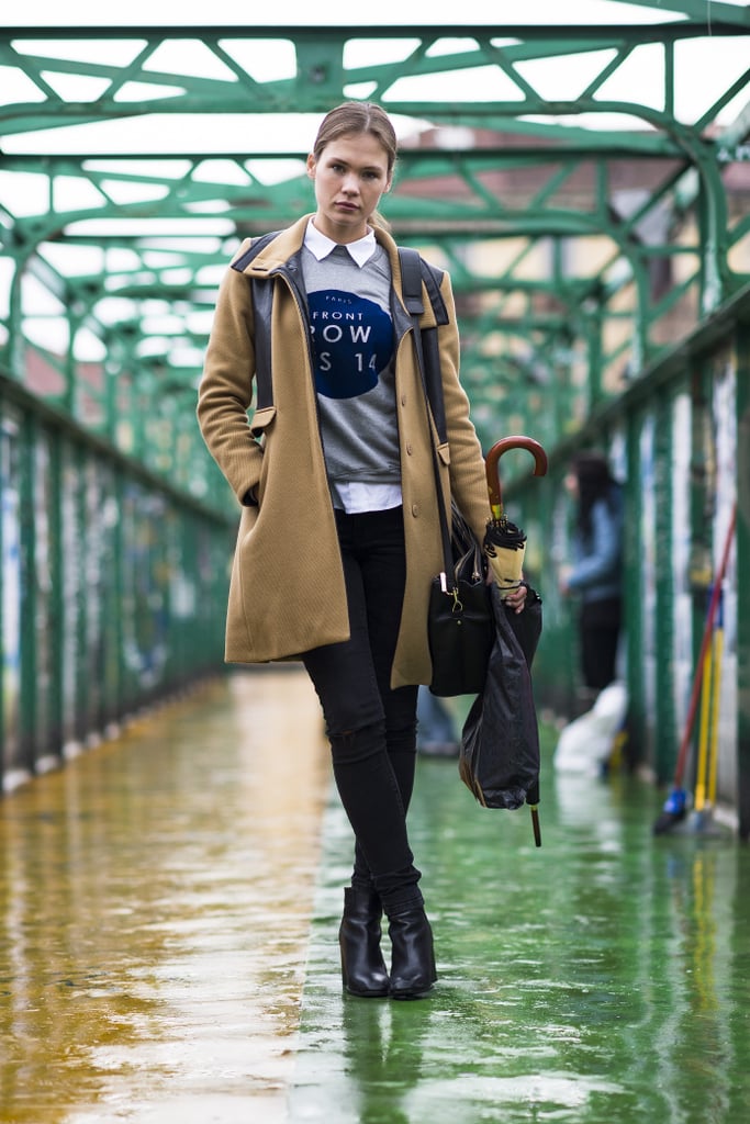 A little 'laxed tomboy styling and the cool-girl booties to finish it off.
Source: Le 21ème | Adam Katz Sinding