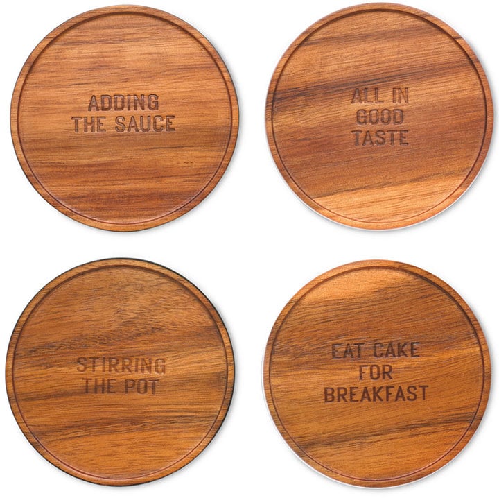 Kate Spade Wood Coaster Set