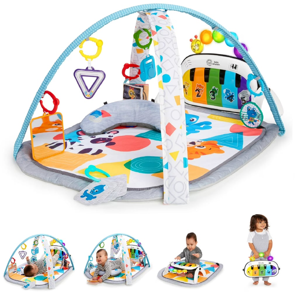 Baby Einstein Kickin' Tunes 4-in-1 Infant Baby Activity Gym & Tummy Time Play