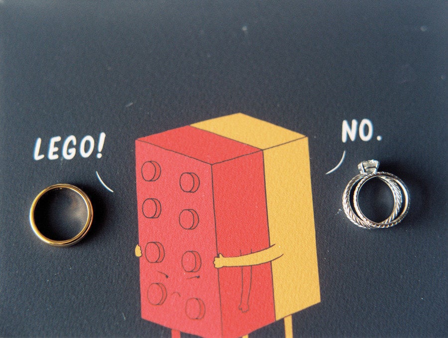 Lego ring holder shop