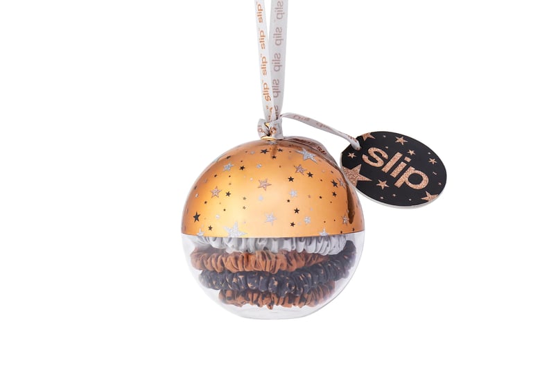 For People With Long Hair: Slip Pure Silk Skinny Hair Tie Paparazzi Holiday Bauble