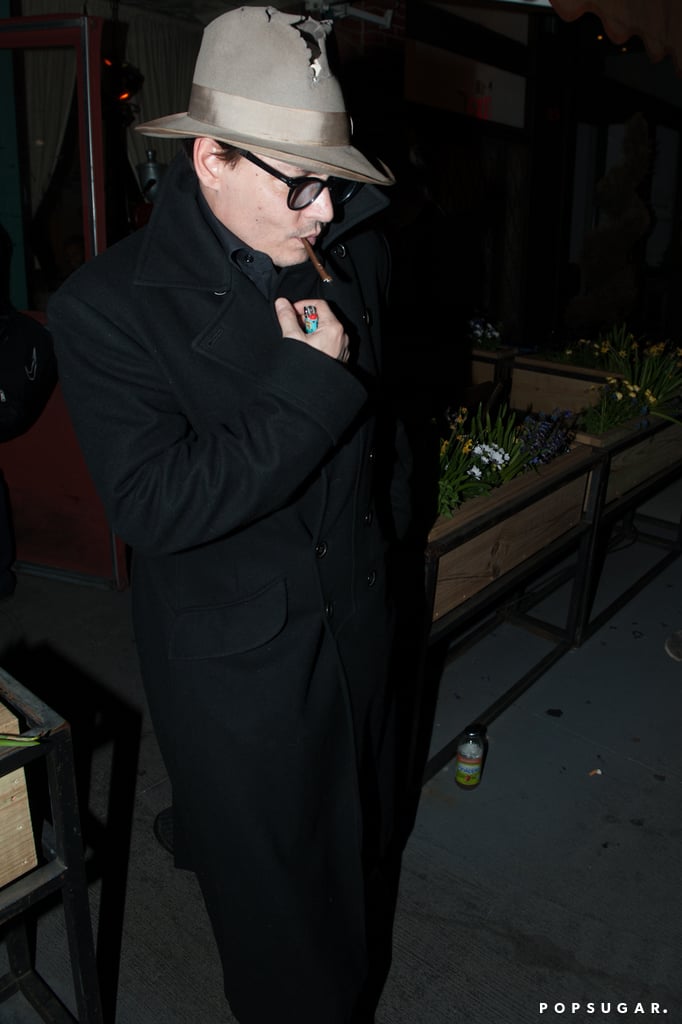 Johnny Depp and Amber Heard in NYC Before Her Birthday