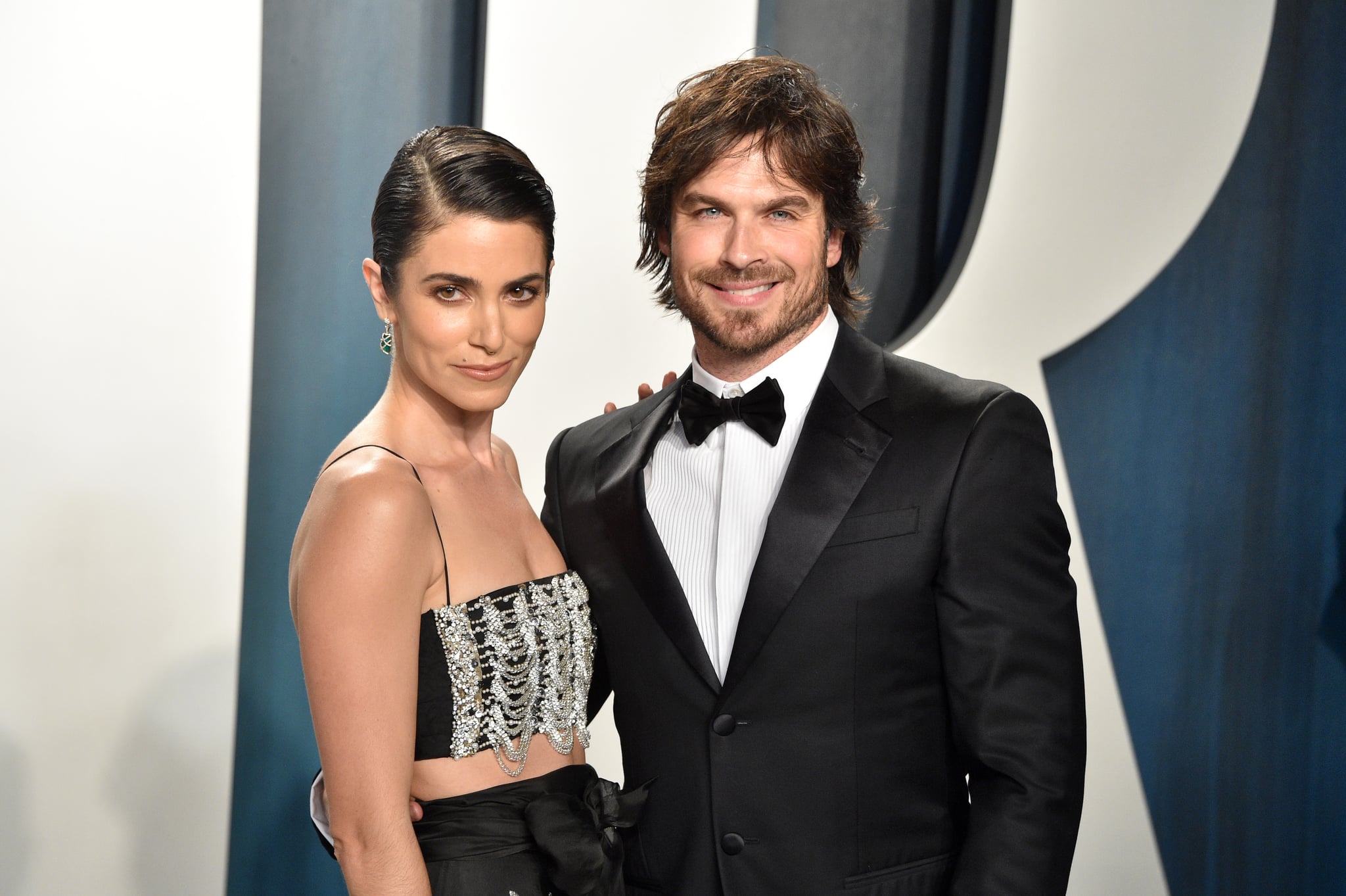 BEVERLY HILLS, CALIFORNIA - FEBRUARY 09: Nikki Reed and Ian Somerhalder attends the 2020 Vanity Fair Oscar Party hosted by Radhika Jones at Wallis Annenberg Centre for the Performing Arts on February 09, 2020 in Beverly Hills, California. (Photo by Gregg DeGuire/FilmMagic)