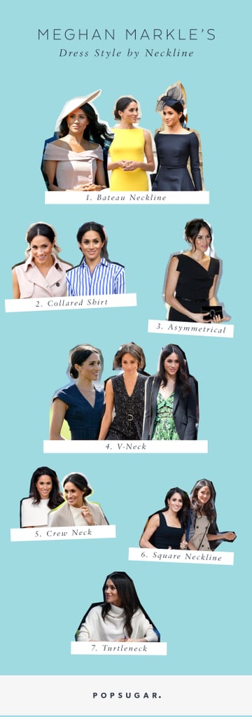Meghan Markle Dress Style by Neckline Meghan Markle Dress Style by Neckline