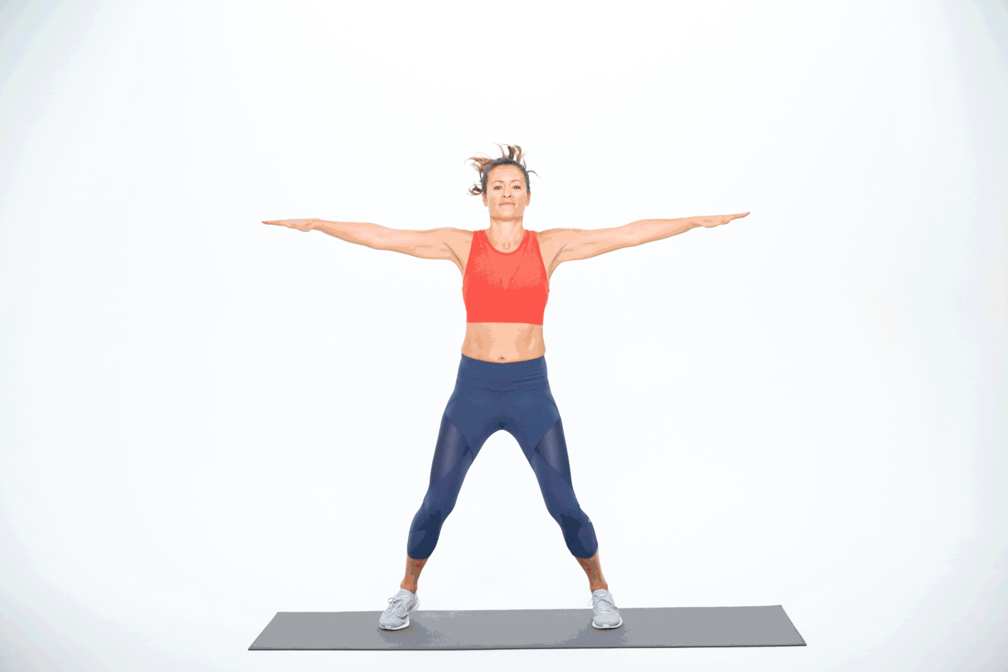 How to Do Cross Jacks GIF POPSUGAR Fitness UK How to Do Cross Jacks GIF POPSUGAR Fitness UK