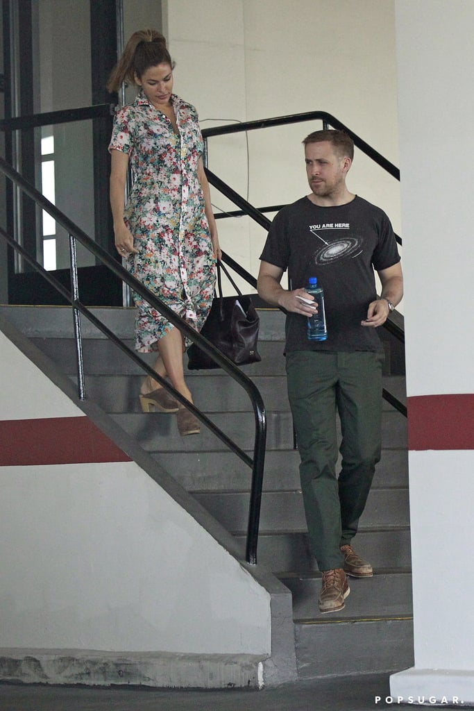 Ryan Gosling and Eva Mendes in LA Pictures April 2018