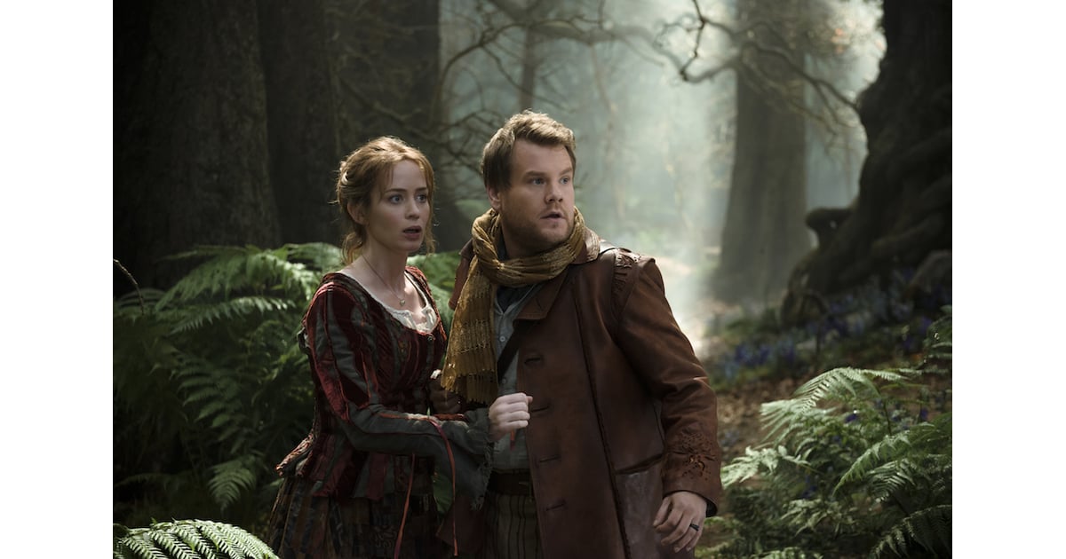 Corden as the Baker and Emily Blunt as the Baker’s Wife. Into the