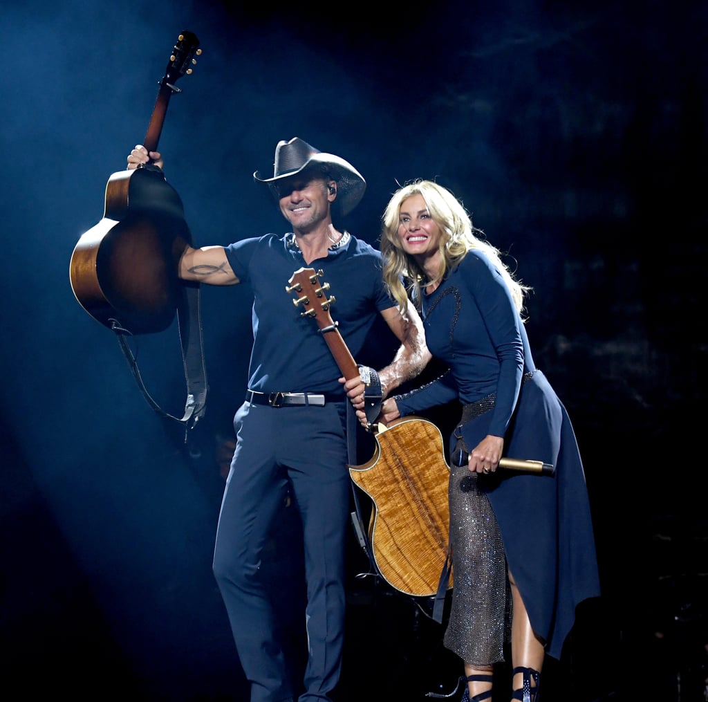 Tim and Faith hit the stage together last Summer for their LA tour stop.