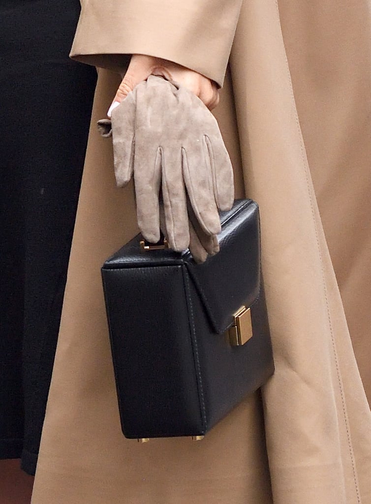 Meghan Markle Black Victoria Beckham Handbag January 2019