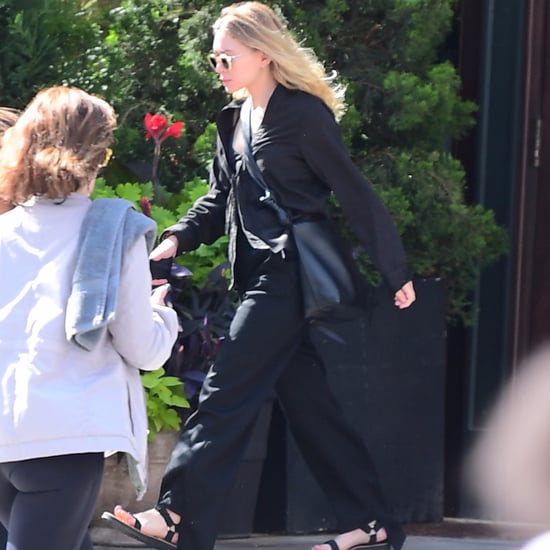 Mary-Kate Olsen Wearing The Row Sandals