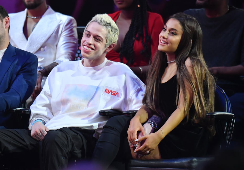 Ariana Grande and Pete Davidson at the 2018 MTV VMAs