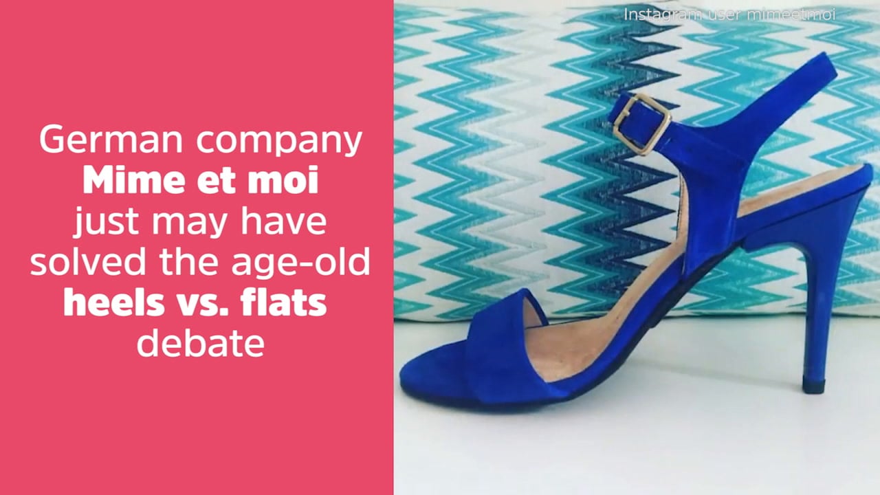 These Superhero Stilettos Turn Into Flats