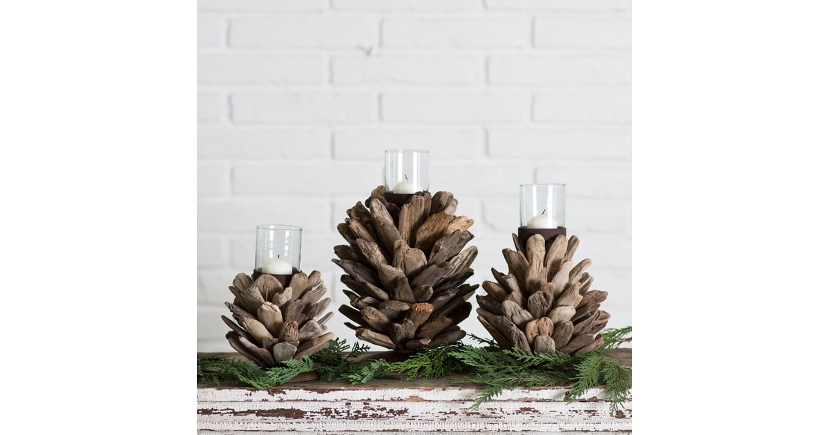 Driftwood Candle Holder (52) Magnolia Market Christmas Collection
