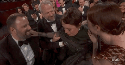 Emma Stone's Reaction to Olivia Colman's Oscar Win 2019