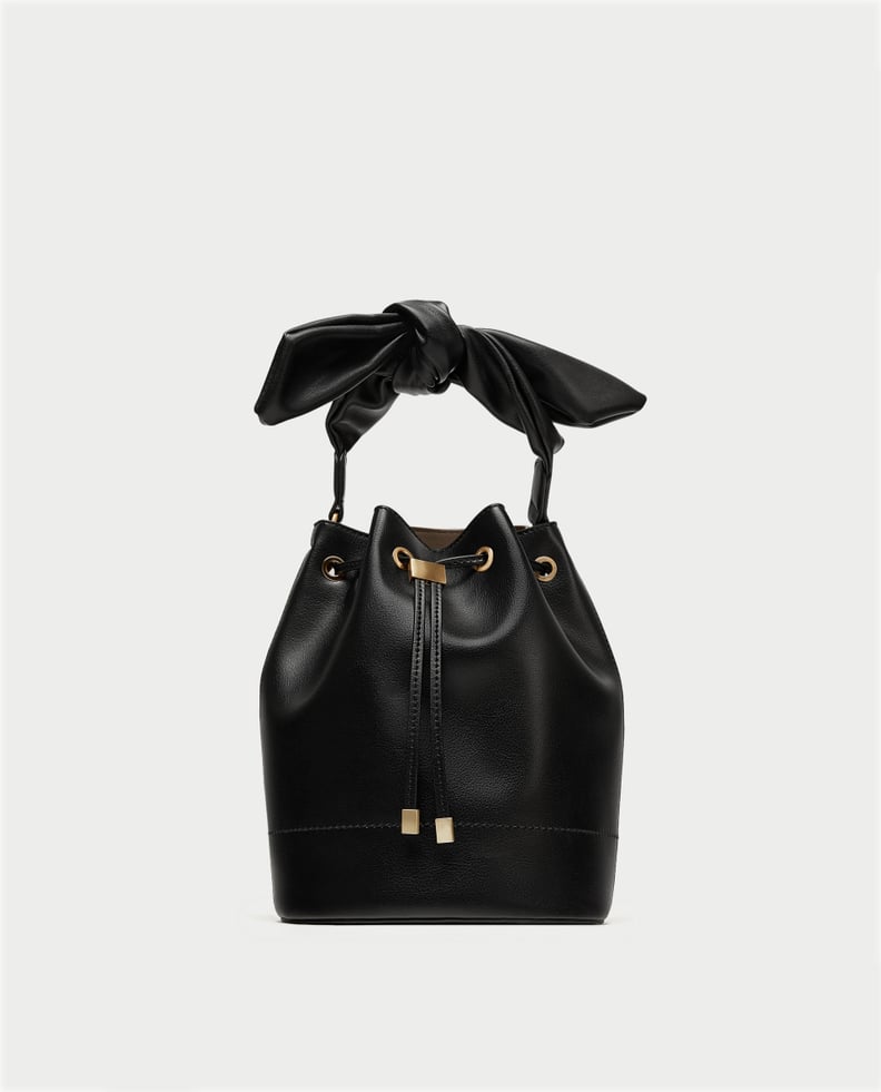 Zara Bucket Bag With Knot