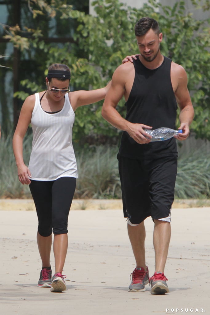 Lea Michele and Matthew Paetz Hold Hands | Pictures