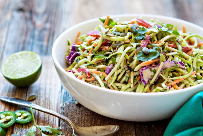 Cilantro Lime Broccoli Slaw