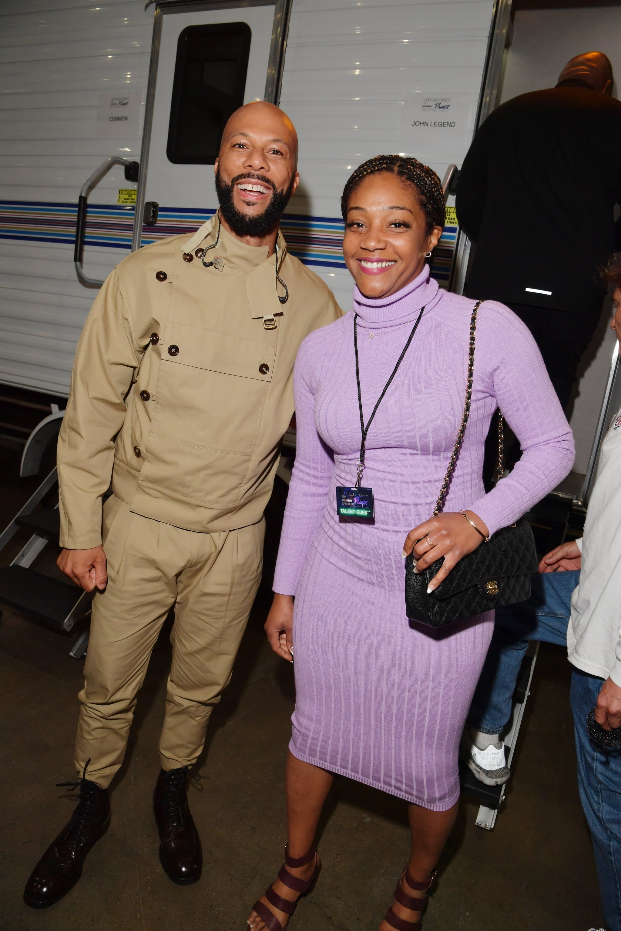 LOS ANGELES, CALIFORNIA - JANUARY 28: Common and Tiffany Haddish attend the 62nd Annual GRAMMY Awards  