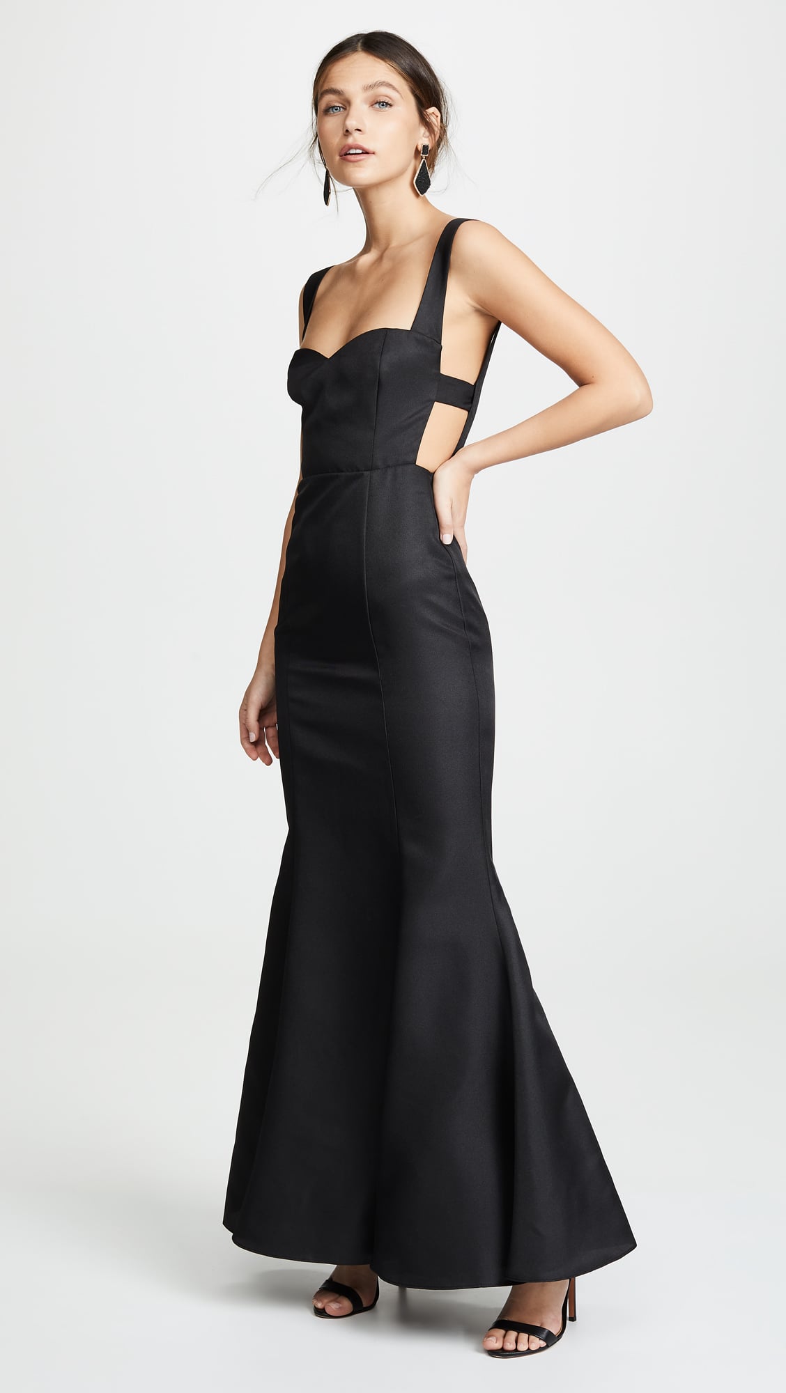 Fame and partners black dress top
