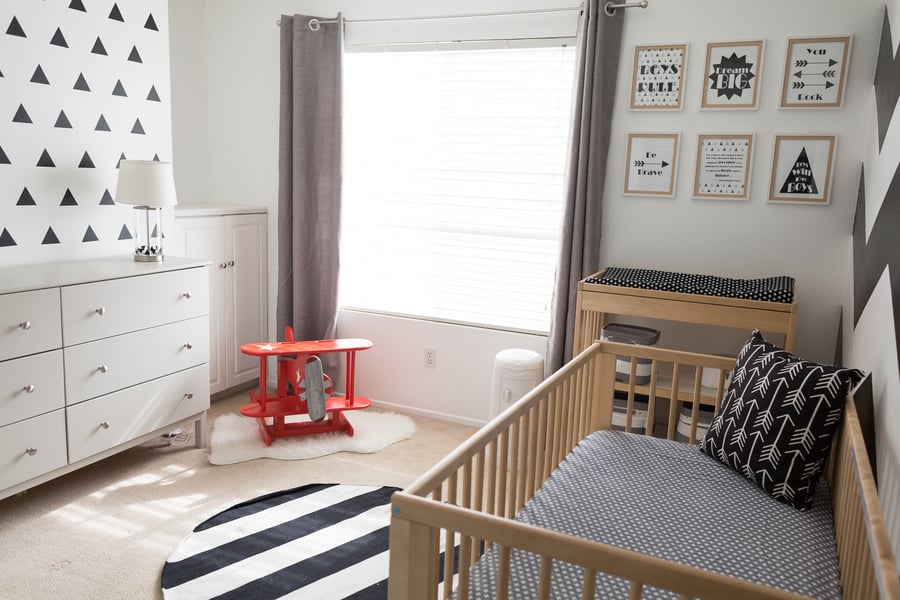 Modern Baby Nursery POPSUGAR Family Photo 18