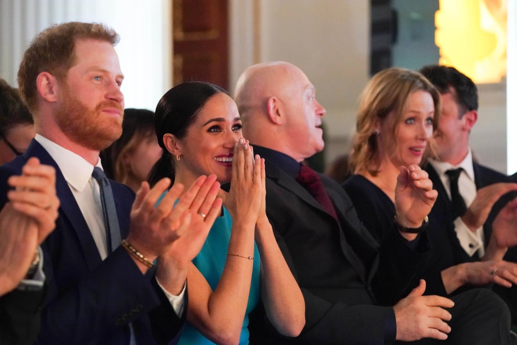 Prince Harry and Meghan Markle at the 2020 Endeavour Awards