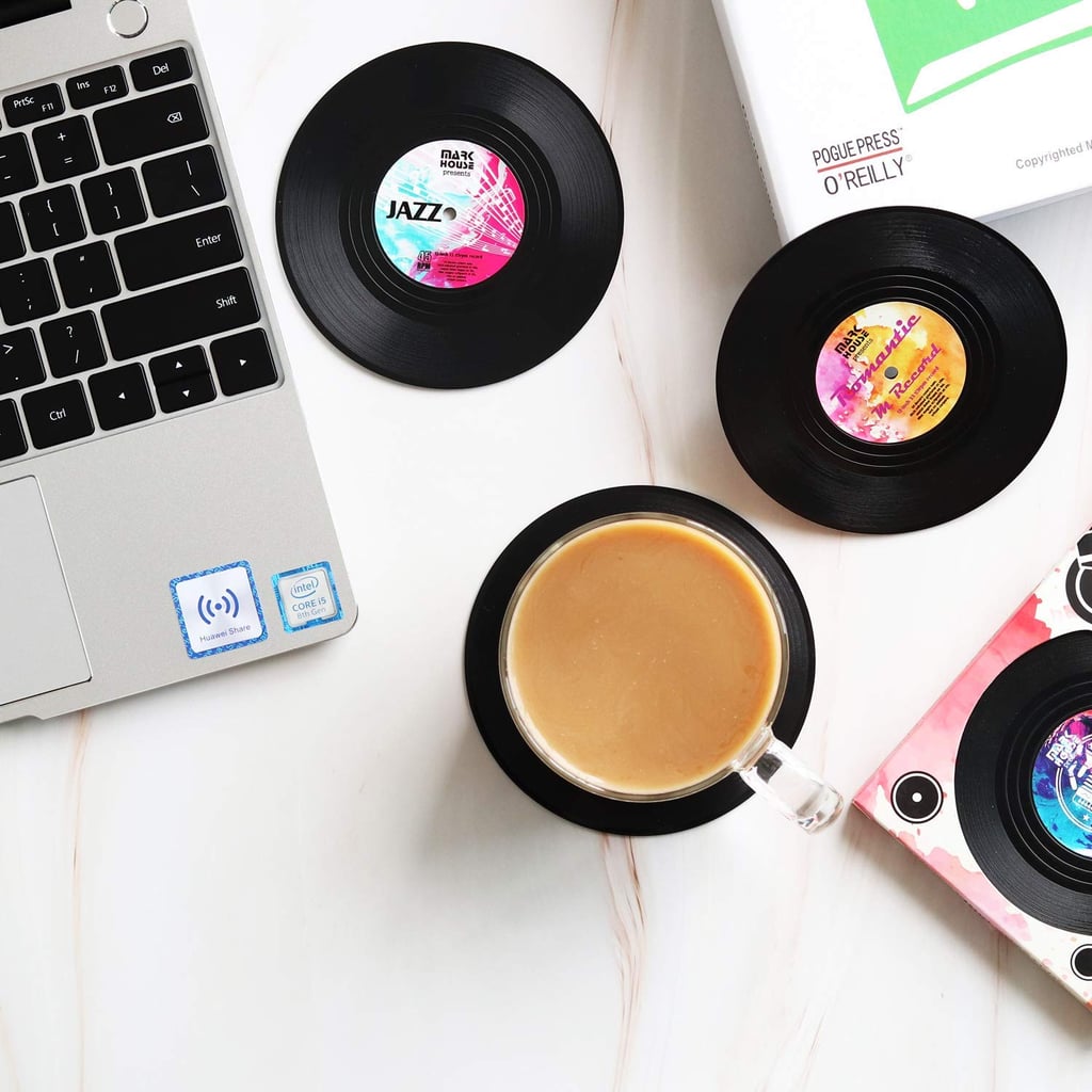 record drink coasters