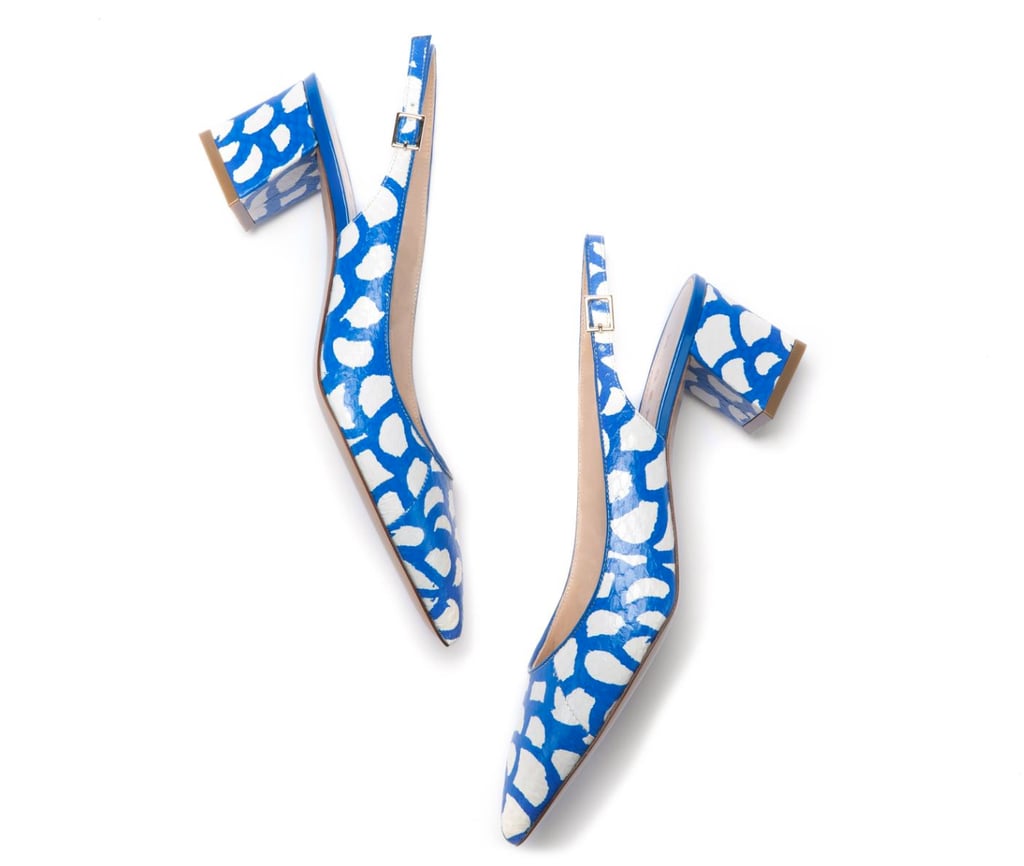 While Chanel's two-tone slingback shoe is more of a wear-everyday style in its neutral tones, the bright pop of print on M. Gemi's Penna style ($298) — which comes straight from Italy — will lend my outfits color and personality.
— SW