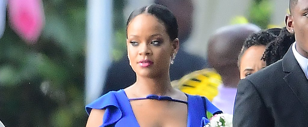 Rihanna at a Friend's Wedding Pictures August 2018