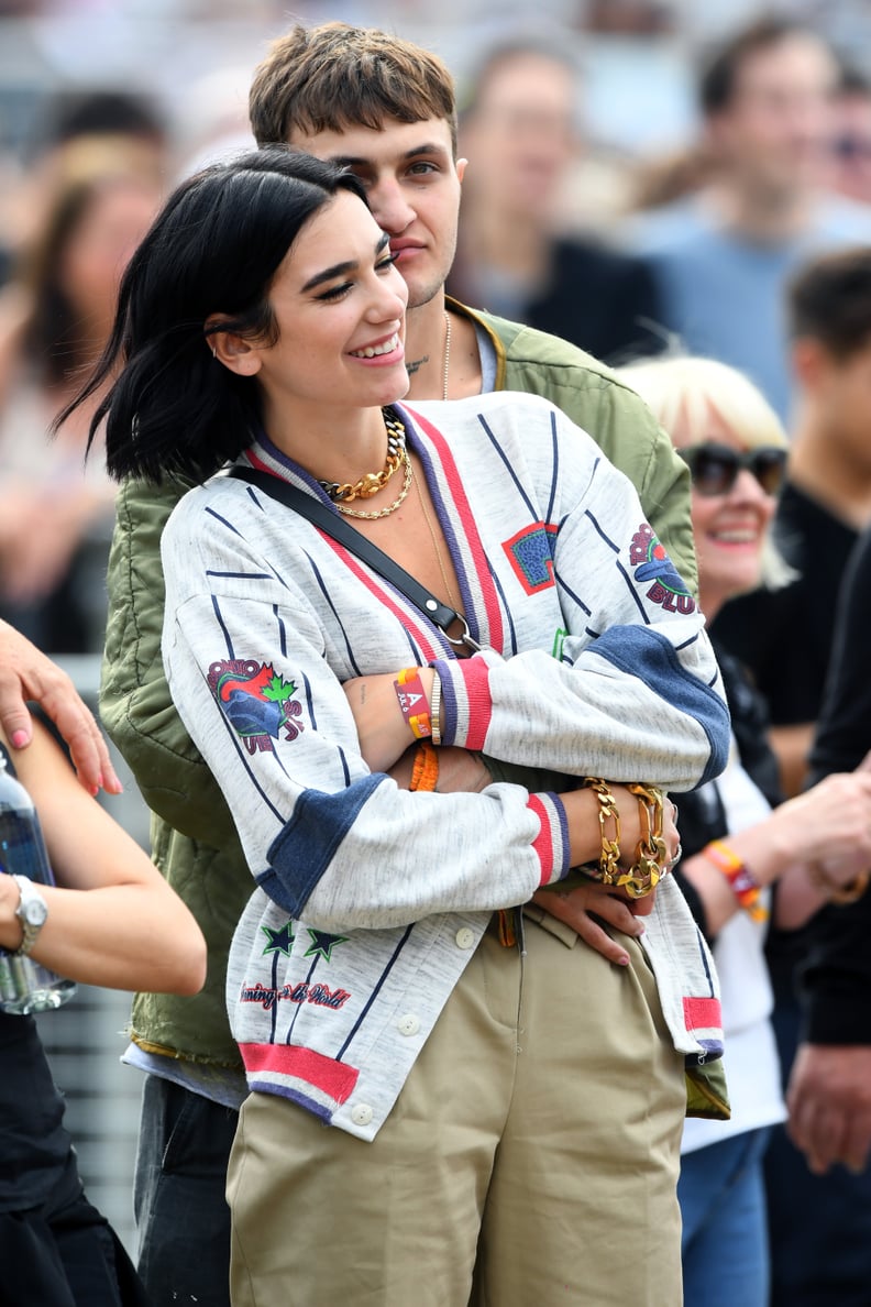 Dua Lipa and Anwar Hadid at British Summer Time Hyde Park