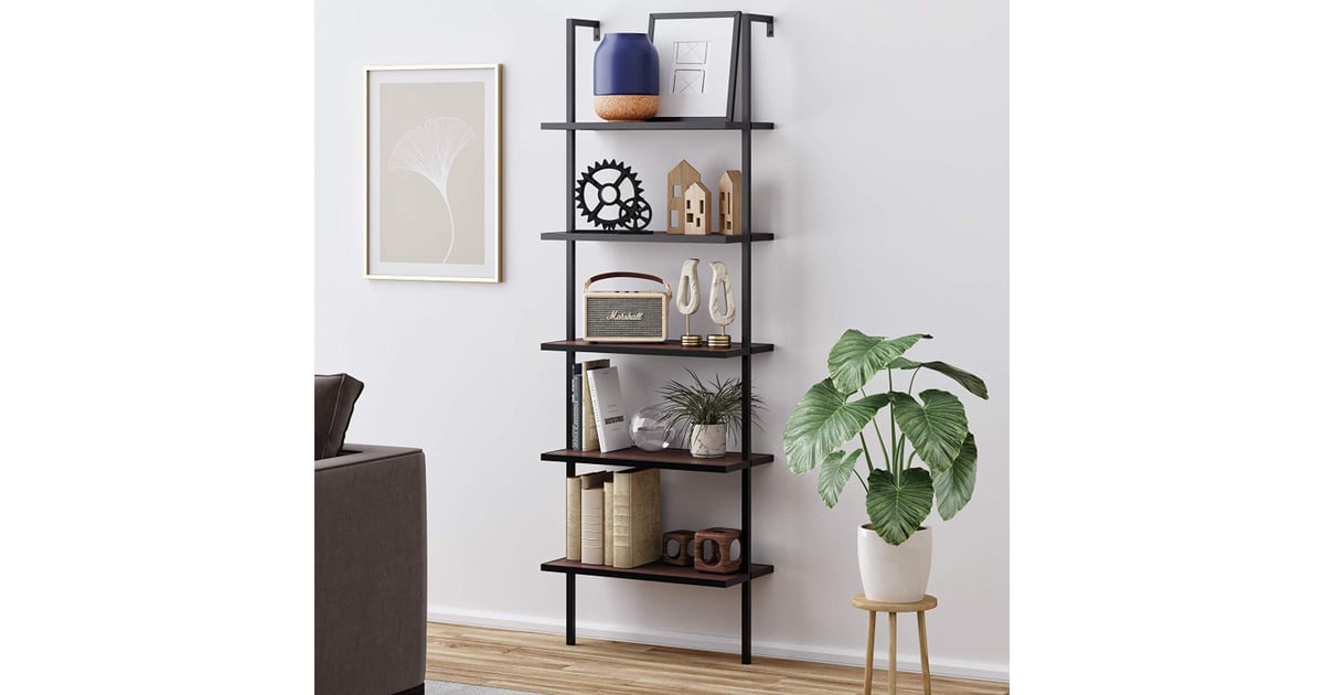 Nathan James Theo 5Shelf Wood Ladder Bookcase Best SpaceSaving