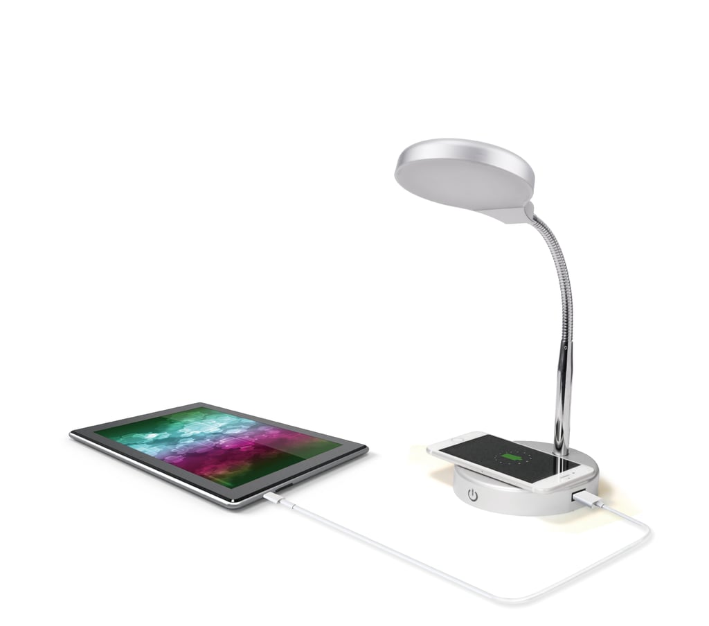 Mainstays LED Desk Lamp with Qi Wireless Charging