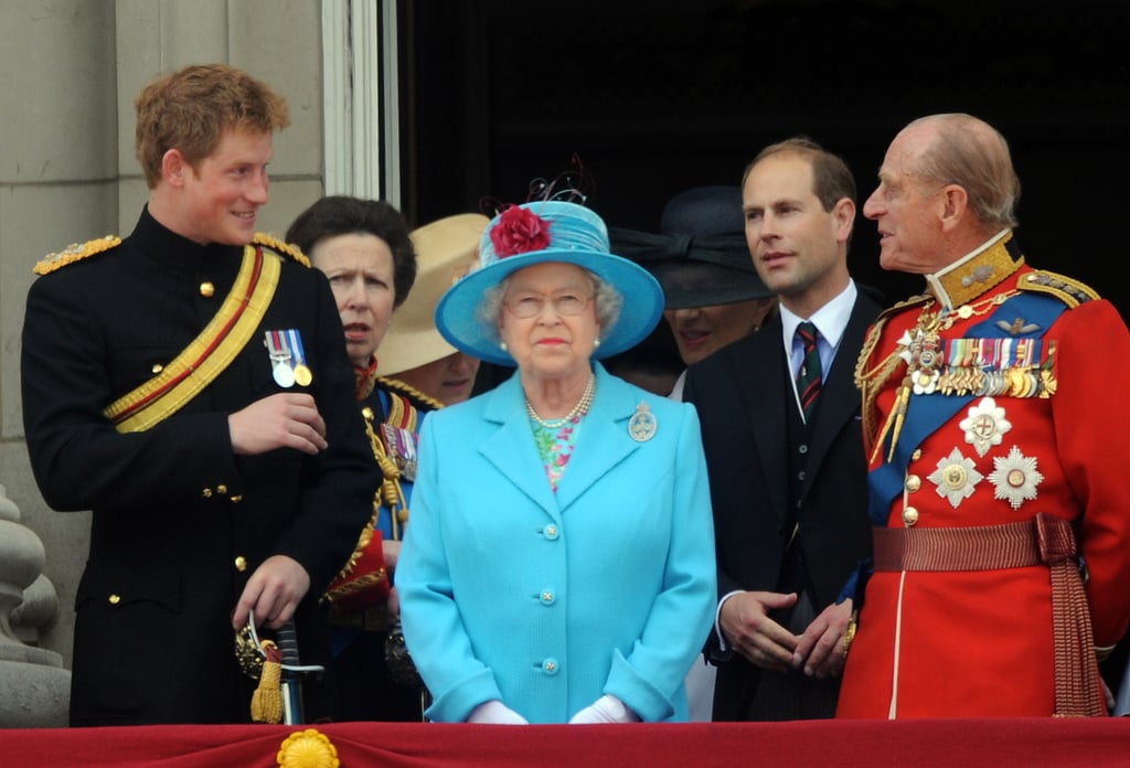 Not many would get away with totally ignoring the queen to have their own moment — at Trooping the Colour in 2009.