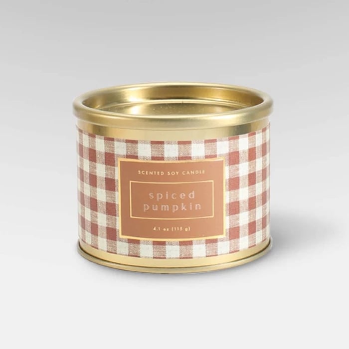 Spiced Pumpkin Tin Jar Candle