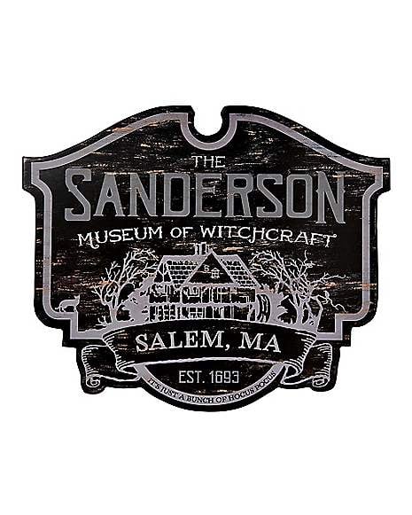 Sanderson Museum of Witchcraft Sign