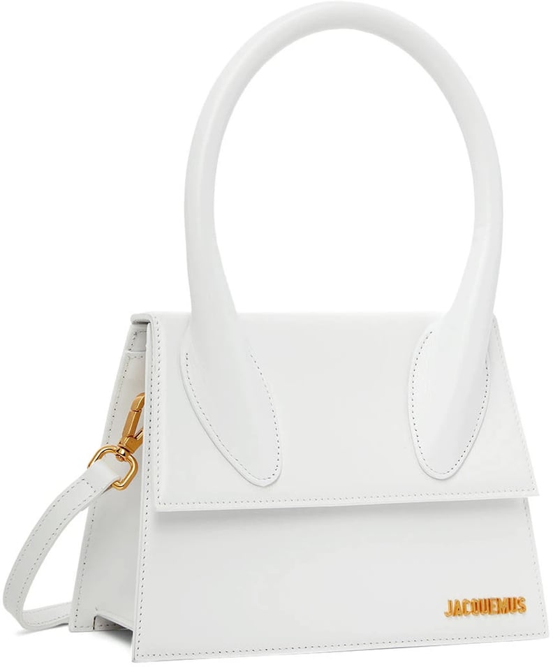 Jacquemus White Le Grand Chiquito Top Handle Bag