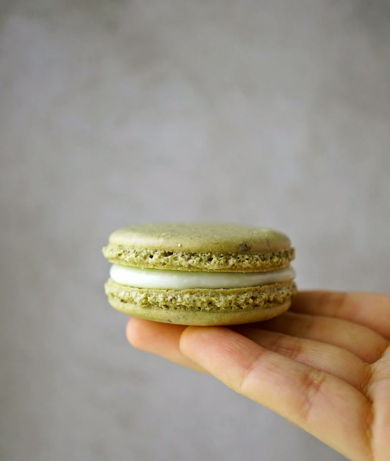 Matcha Macarons With White Chocolate Ganache