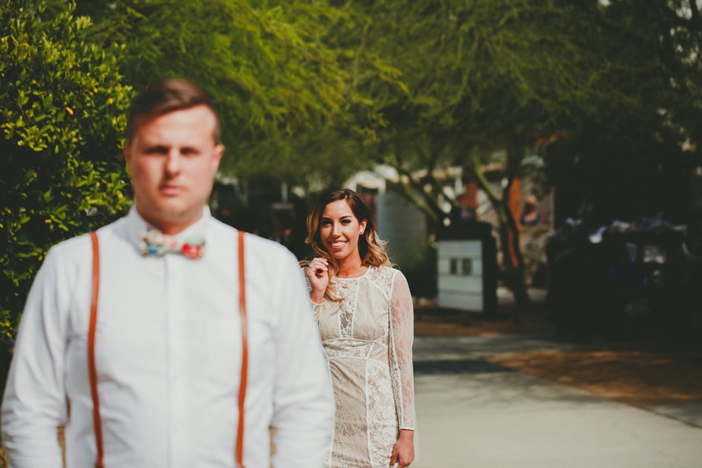 Trendy Palm Springs Wedding