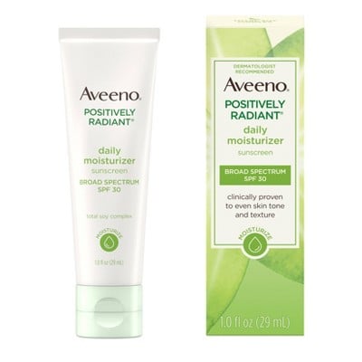 Aveeno Positively Radiant Daily Moisturiser SPF 30