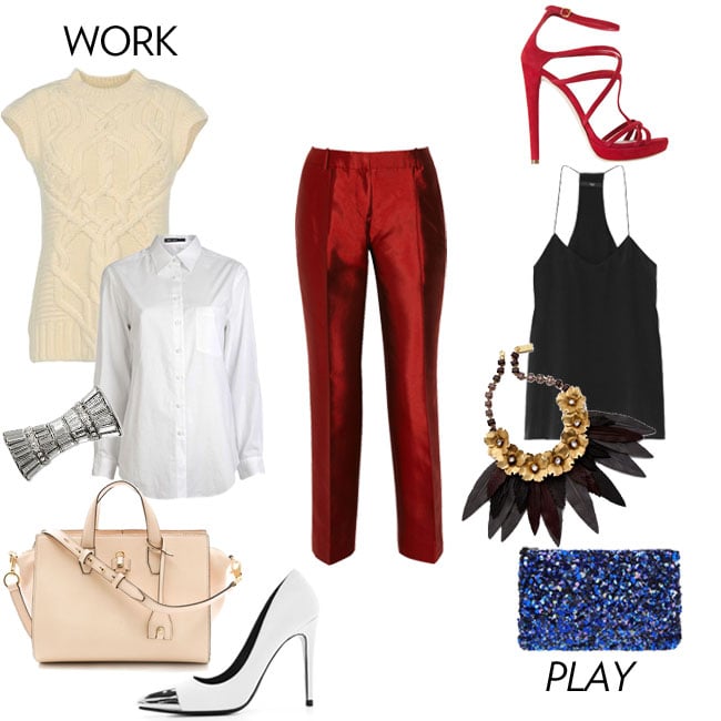 How to Wear Red Pants to Work 2012 POPSUGAR Fashion