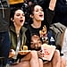 Kendall Jenner and Bella Hadid at Lakers Game November