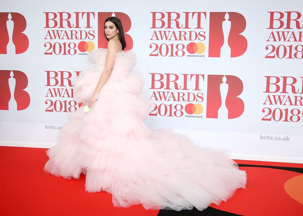 Dua Lipa in Giambattista Valli at the Brit Awards 2018