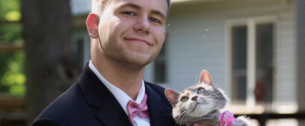 Teen Takes His Cat to Prom