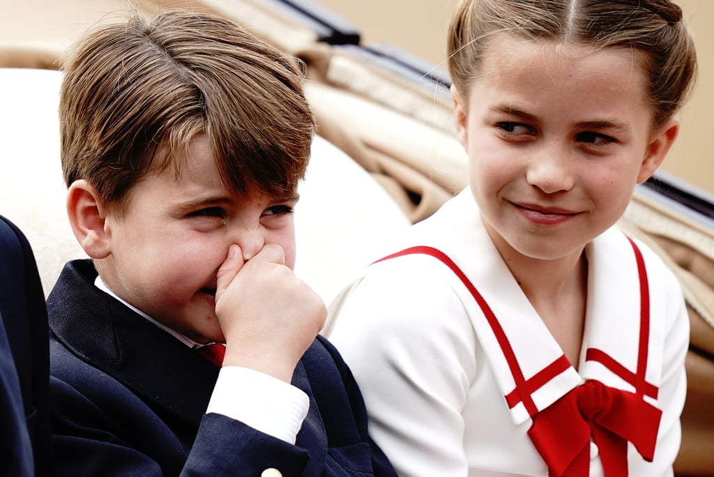 George Charlotte And Louis At Trooping The Colour 2023 Popsugar Celebrity Uk Photo 4