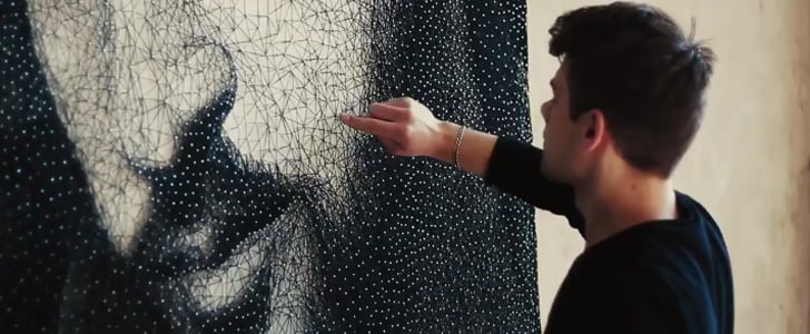 Artist Makes a Justin Timberlake Thread Portrait | Video
