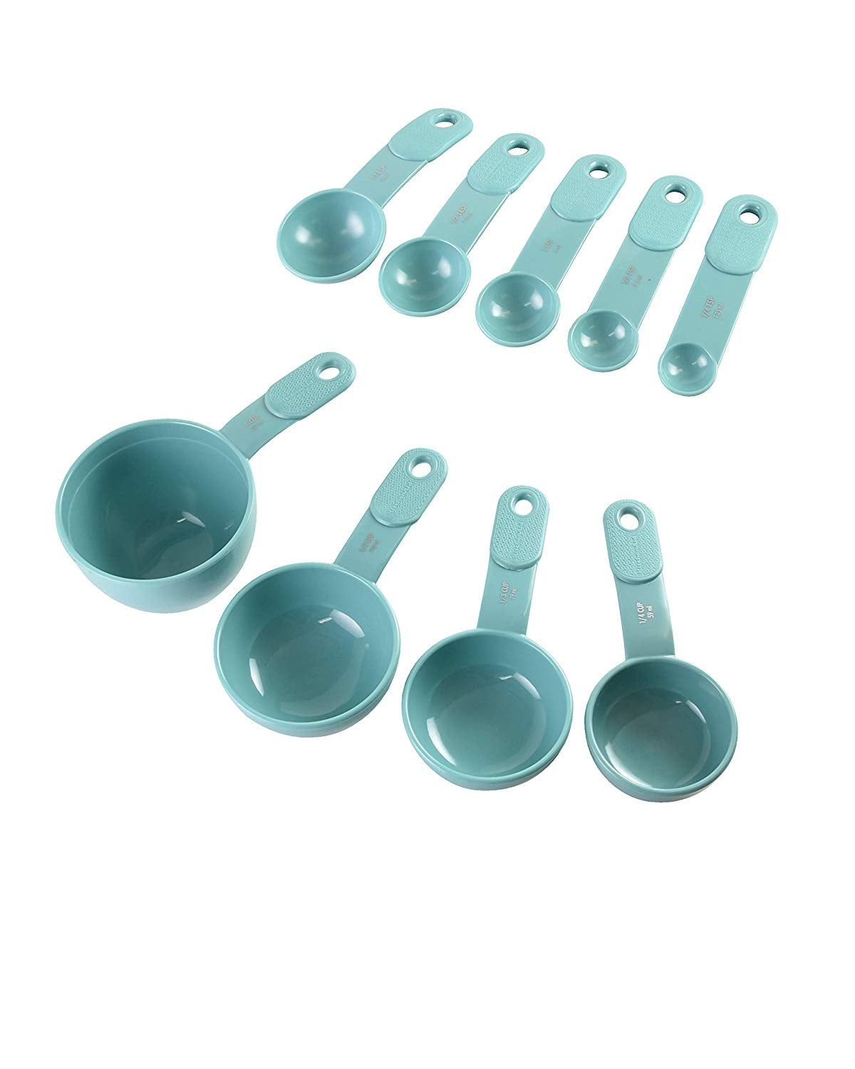 KitchenAid Gourmet 3 Pieces Measuring Jugs, Aqua Sky