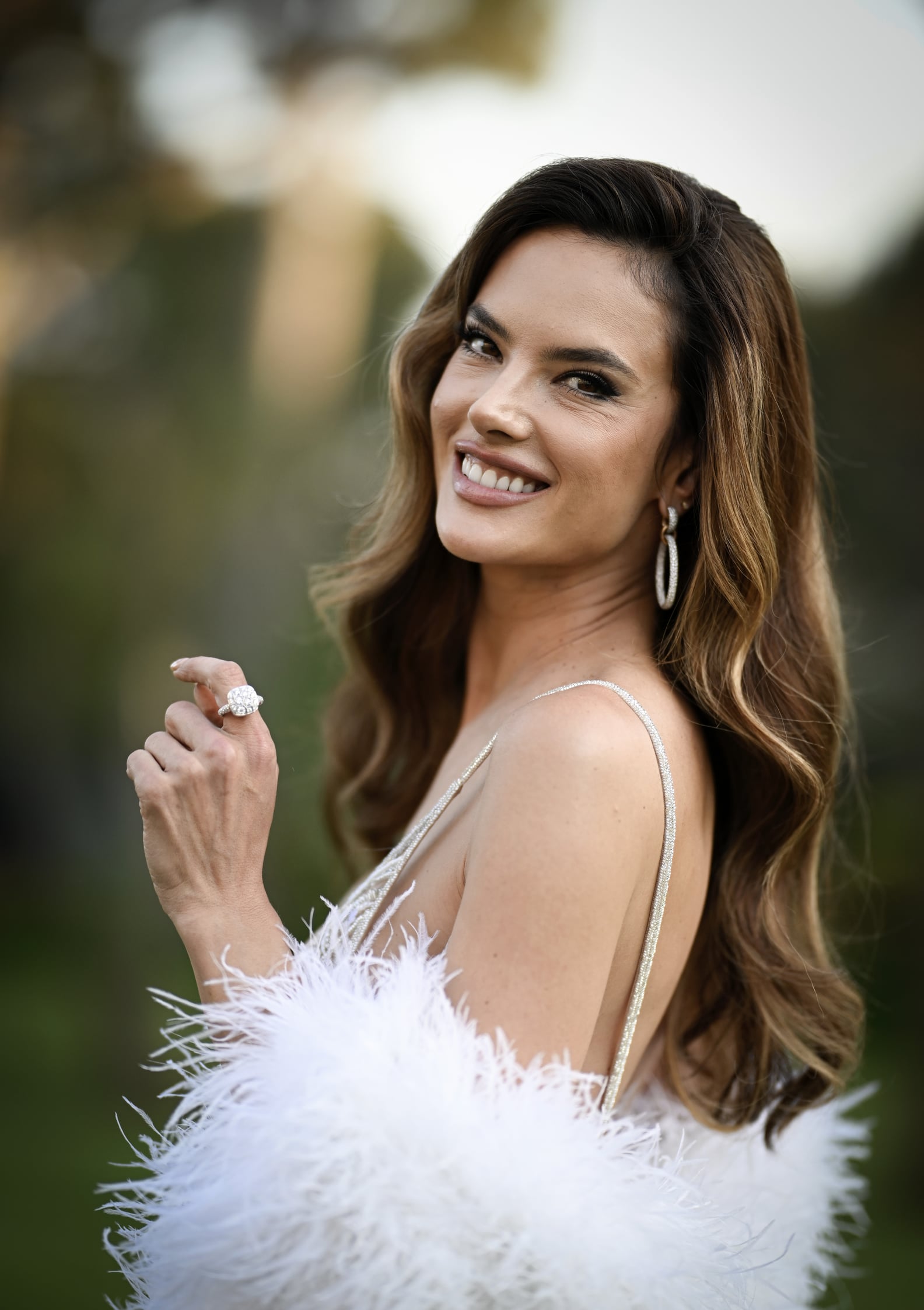Alessandra Ambrosio’s Pride Nails With Mismatched Designs | PS Beauty