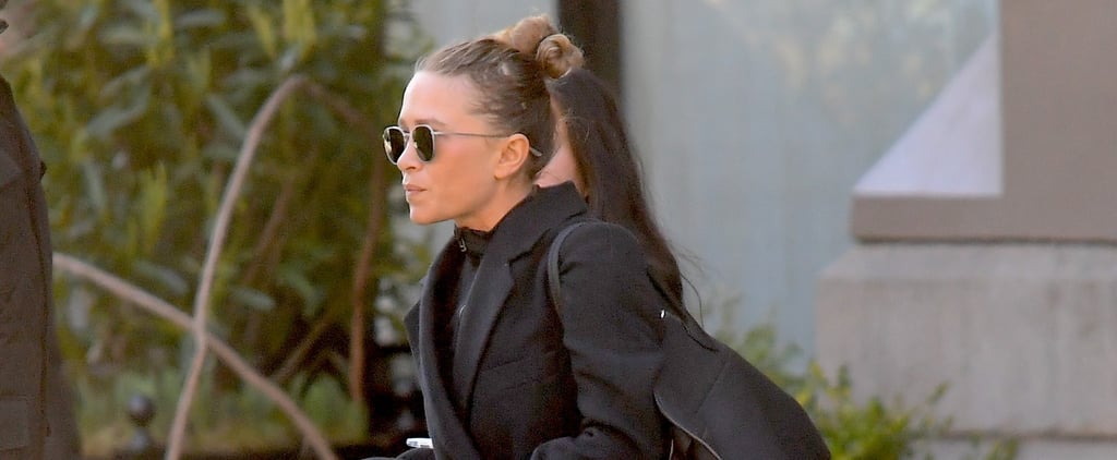 Mary-Kate Olsen Wearing Black Pants