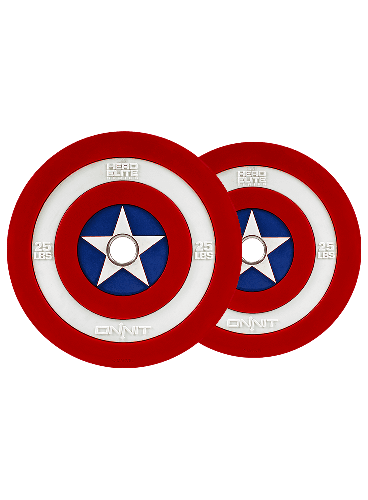 Captain America Shield Barbell Plates