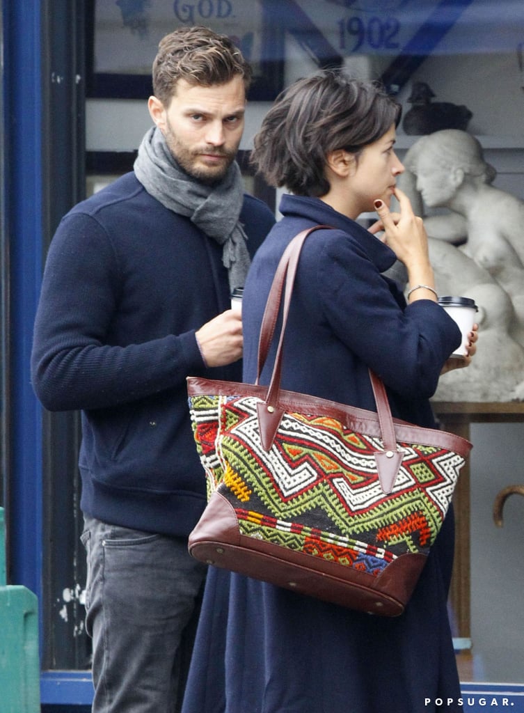 Jamie Dornan Out With His Wife in London October 2015