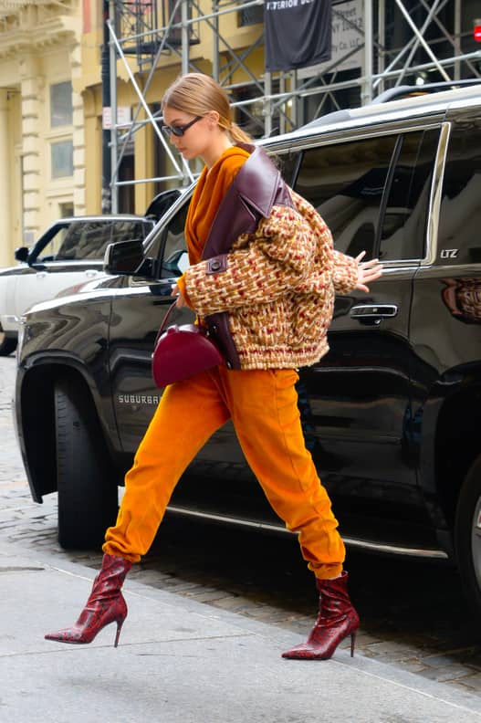 Snakeskin thigh high boots mango top